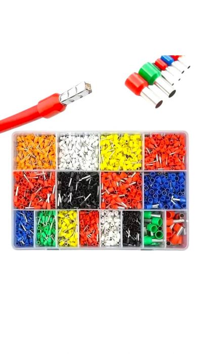 Set de 20 de cleme autoadezive pentru plante cățărătoare Set 200 de terminale de sertizare și clește de precizie HSC8 6-4A