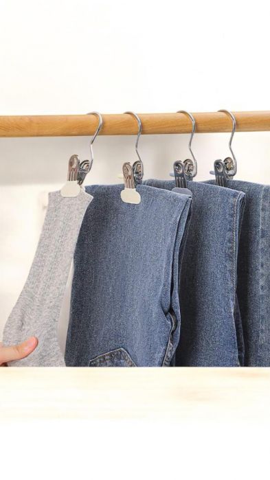 Set de 20 de cleme autoadezive pentru plante cățărătoare Set de 10 cleme din oțel inoxidabil pentru rufe, cu cârlig practic