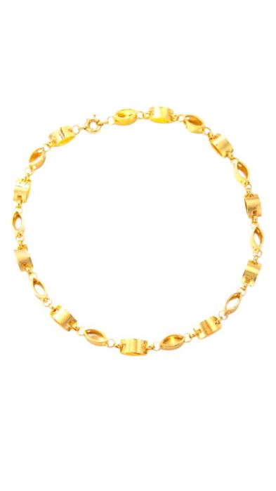 Cercei eleganți cu design nod multi-tura, din metal auriu Colier rafinat placat cu aur 18K, cu pandantiv tridimensional în formă de inimă