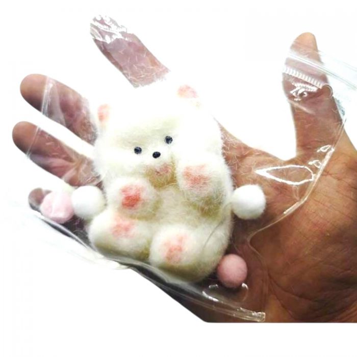 Set 3 piese bebelusi Jucărie squishy de pluș în formă de cățeluș, ultra-moale