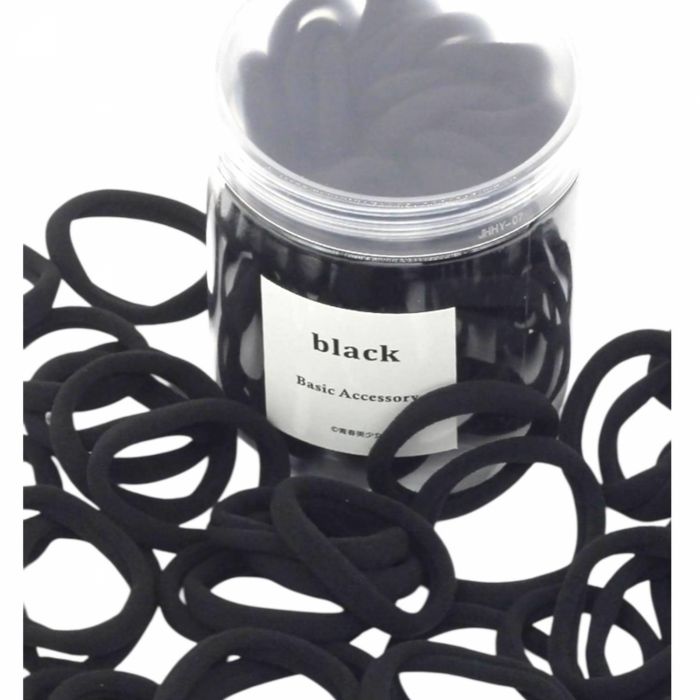 Set de 2 cleme tip banană pentru păr! Perfecte pentru cocuri sau updo-uri elegante Pachet de 50 de elastice de păr negre, de înaltă elasticitate