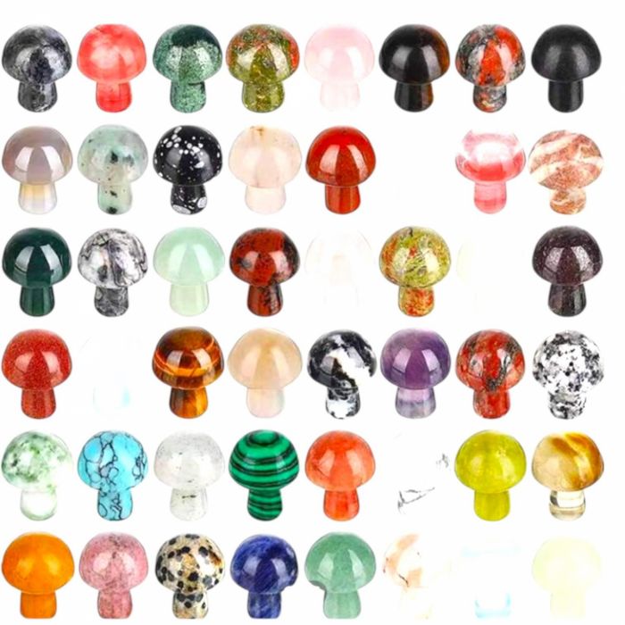 Set de 2 cleme tip banană pentru păr! Perfecte pentru cocuri sau updo-uri elegante Set de 5 ciuperci decorative din piatră vindecătoare, lustruită manual