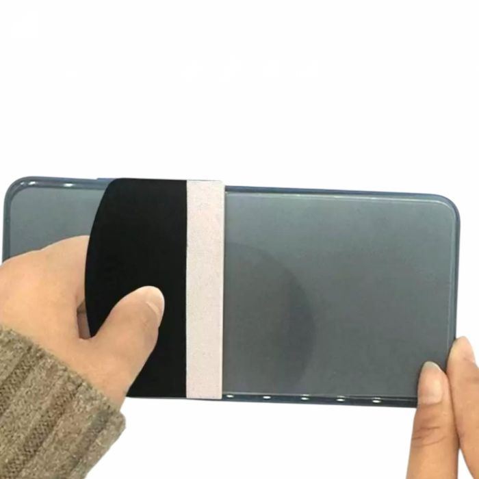 Răzătoare portabilă din oțel inoxidabil Racletă practică pentru aplicare folie de protectie telefon