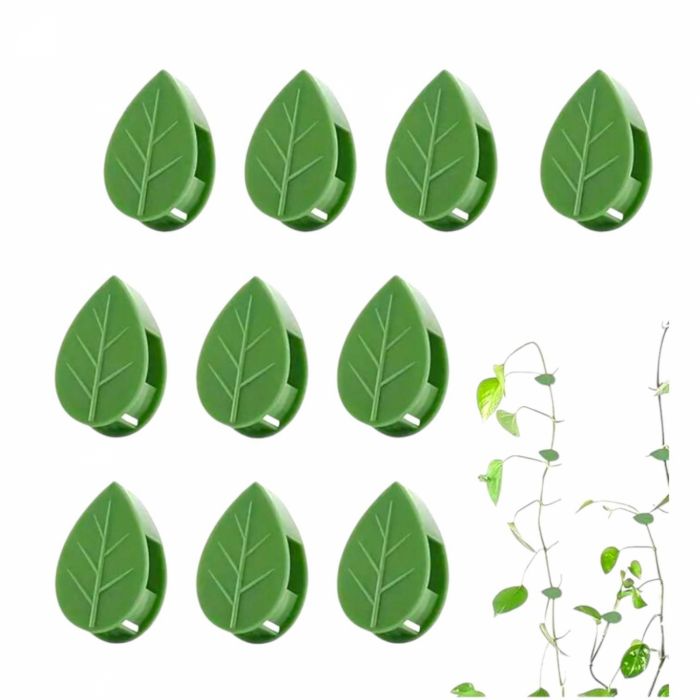 Foarfecă mică albă Set de 30 de cleme adezive pentru plante cățărătoare