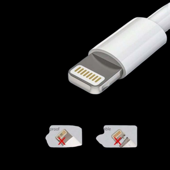 Fir elastic transparent de 1 mm, pentru bijuterii Cablu USB la Lightning de 1 metru