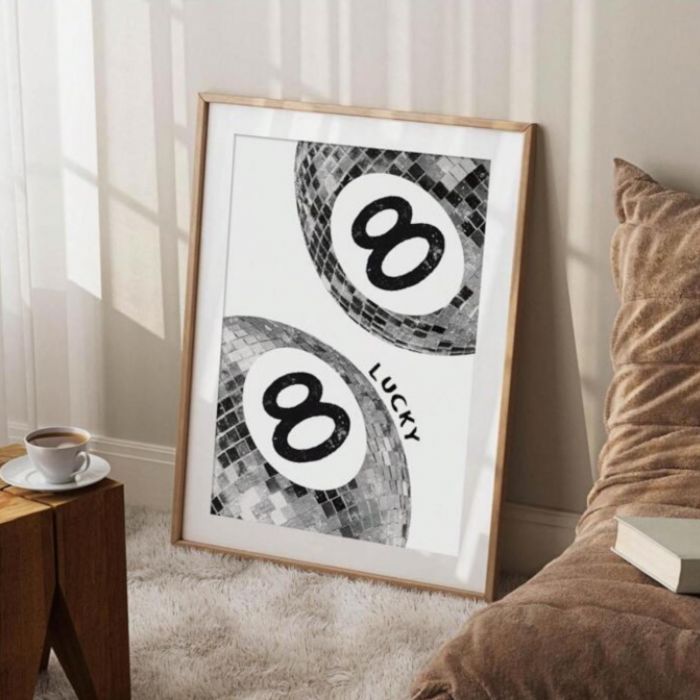 Pâlnie universală din silicon, ideală pentru schimbarea uleiului Tablou pe pânză de 30x40 cm, cu imprimeu retro Magic 8 Ball