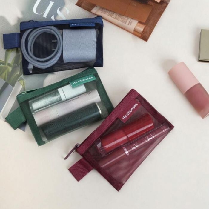 Genti si accesorii femei Geanta mini roșu-burgund pentru diverse accesorii