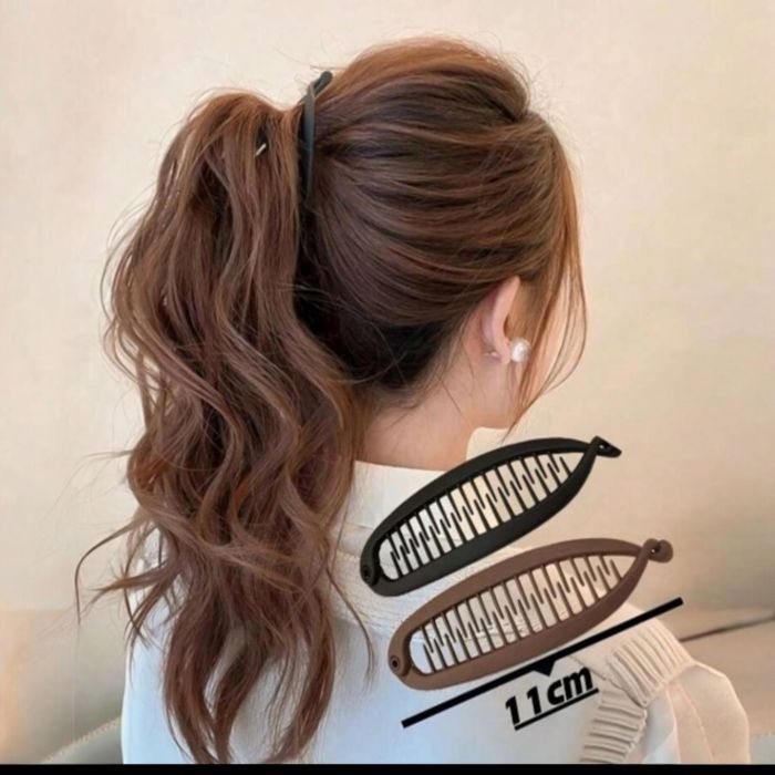Genti si accesorii femei Set de 2 cleme tip banană pentru păr! Perfecte pentru cocuri sau updo-uri elegante