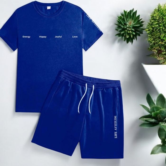 Papuci pentru bărbați Compleu sport bărbați albastru 