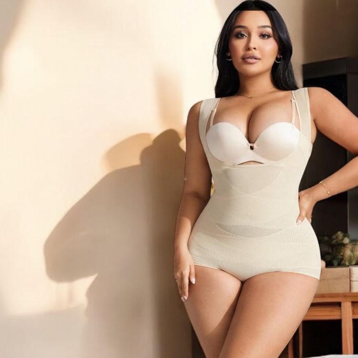 Jacheta dama scurta din fas matlasat galbena cu capse,de toamna si primavara Body Modelator Crem cu Talie Înaltă – Lenjerie Modelatoare Invizibilă pentru Femei