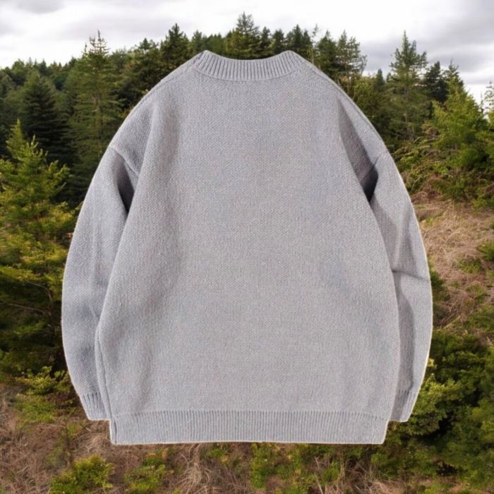 Jacheta neagra denim barbati Pulover gri bwrbati