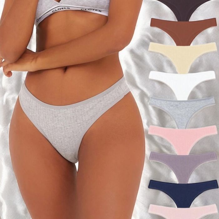 Rochie Bej Elegantă cu Decolteu Pătrat – Croială Mullet Bodycon Chiloți Tanga Damă Bumbac – Set 10 Bucăți, Culori Asortate