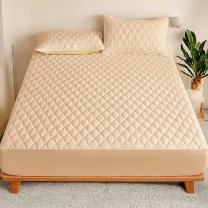 Dispenser Băuturi Răcoritoare cu Robinet – Suport Vertical pentru Sticle Protecție Impermeabilă pentru Saltea, Matlasată, Rezistentă la Apă – Husă Elastică 160x200 cm