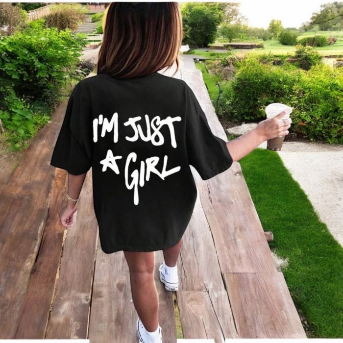 Colanti fete cu imprimeu Tricou negru fete