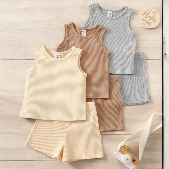 Rochie fetite lila cu volane Set 3 compleuri bebelusi