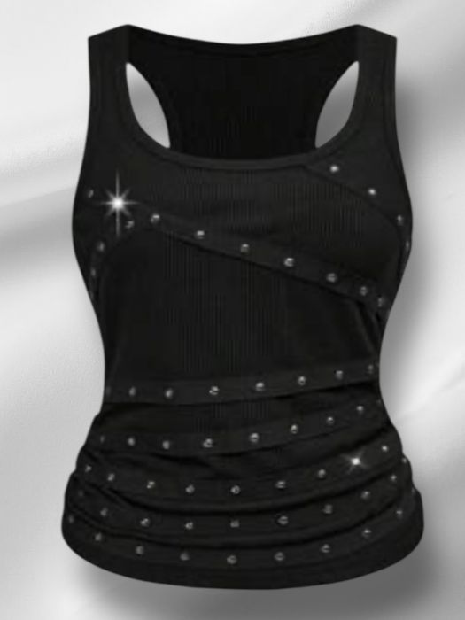 Fusta-pantalon bej Maieu negru cu capse