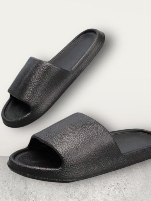 Pantaloni barbati gri inchis Papuci plaja