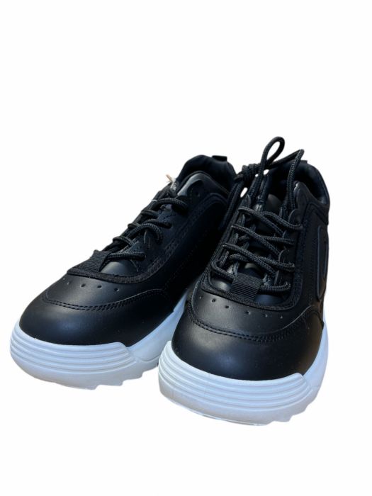 Fusta-pantalon bej Adidasi negri din piele ecologica