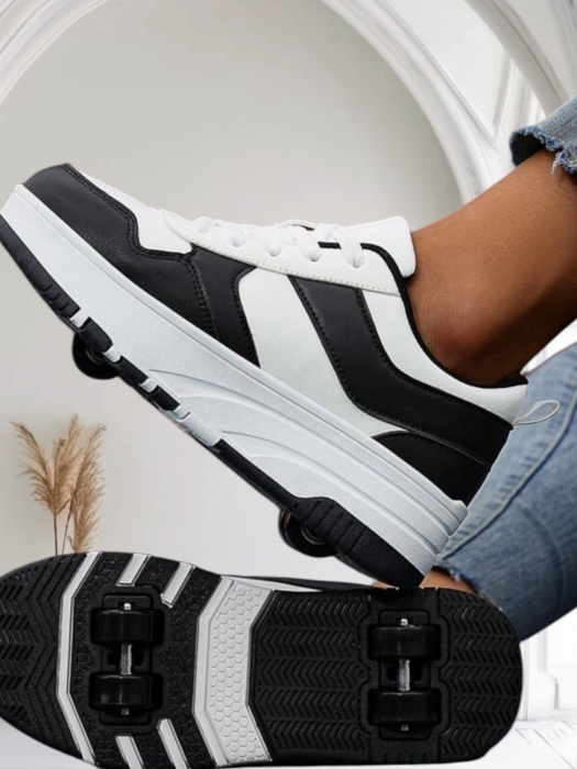 Compleu roz fetite Adidasi copii cu role