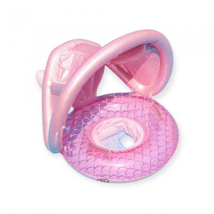 Rochie fetite lila cu volane Colac copii