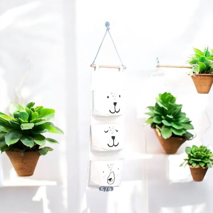 Foarfecă mică albă Geanta pentru depozitare