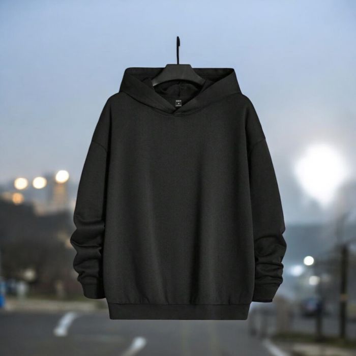 Jacheta neagra denim barbati Hanorac barbati cu imprimeu