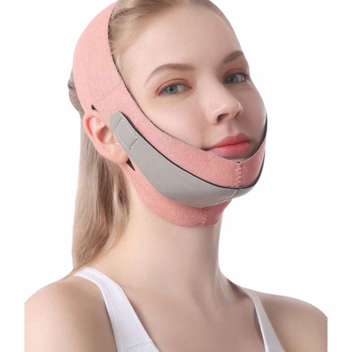 Sandale cu vârf ascuțit și cu curele la gleznă cu strasuri Mască de ridicare facială dubla