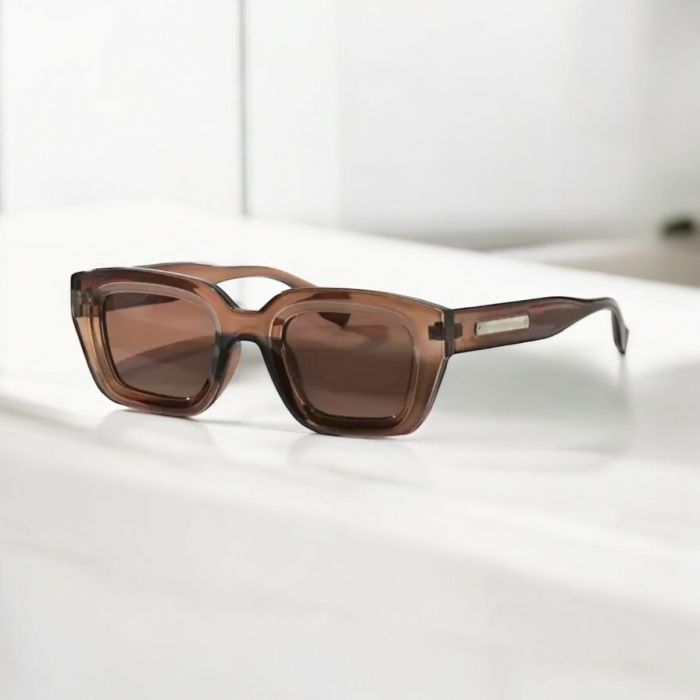 Set dama helanca si fusta Ochelari de Soare Retro Maro – Design Unisex & UV