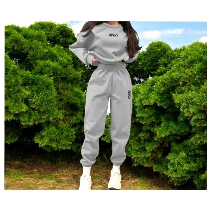 Papuci negri Compleu gri femei